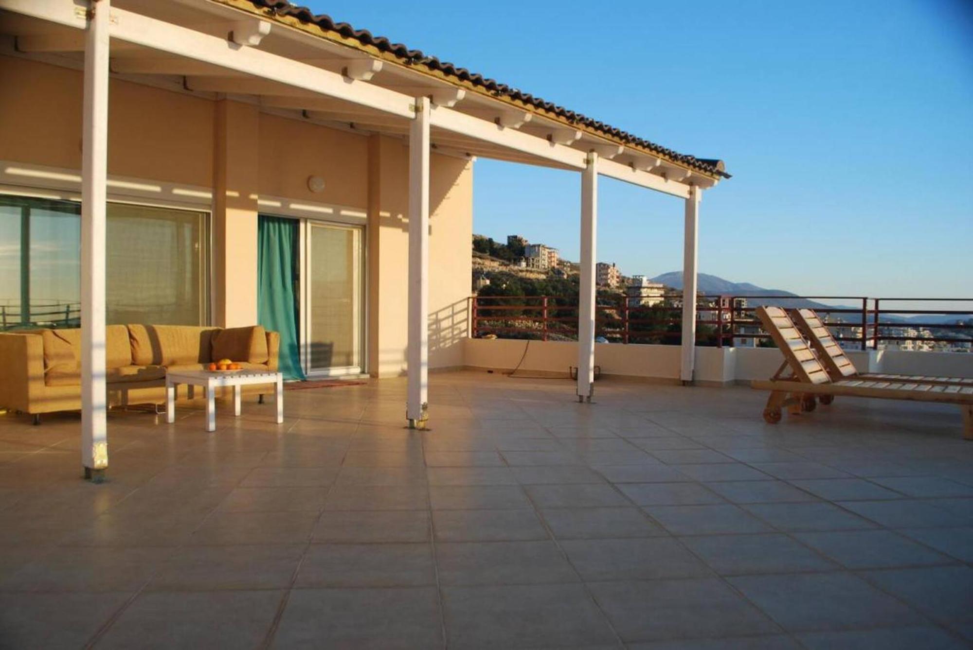 Sunset Penthouse Apartment Sarandë Exterior foto