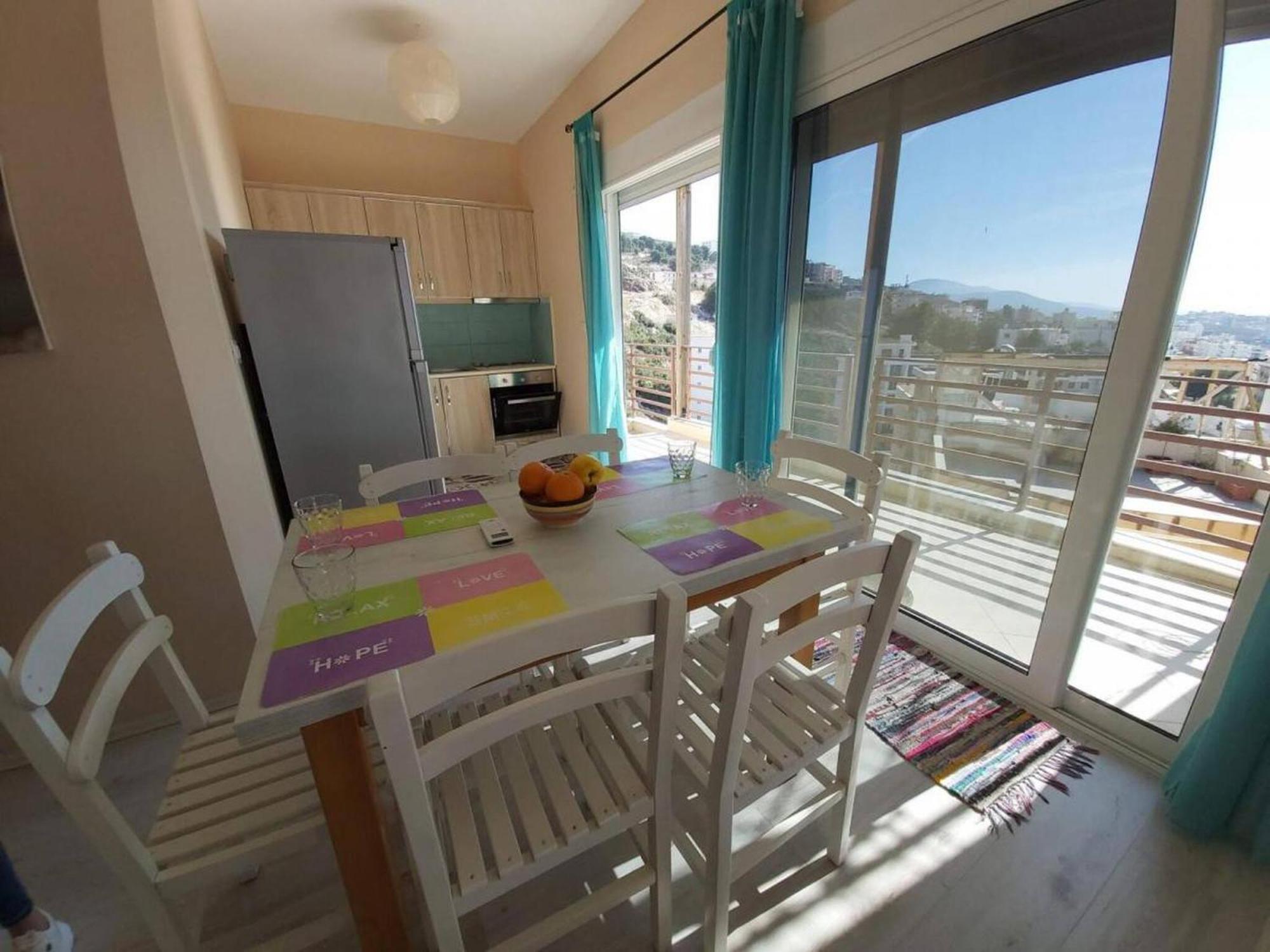 Sunset Penthouse Apartment Sarandë Exterior foto