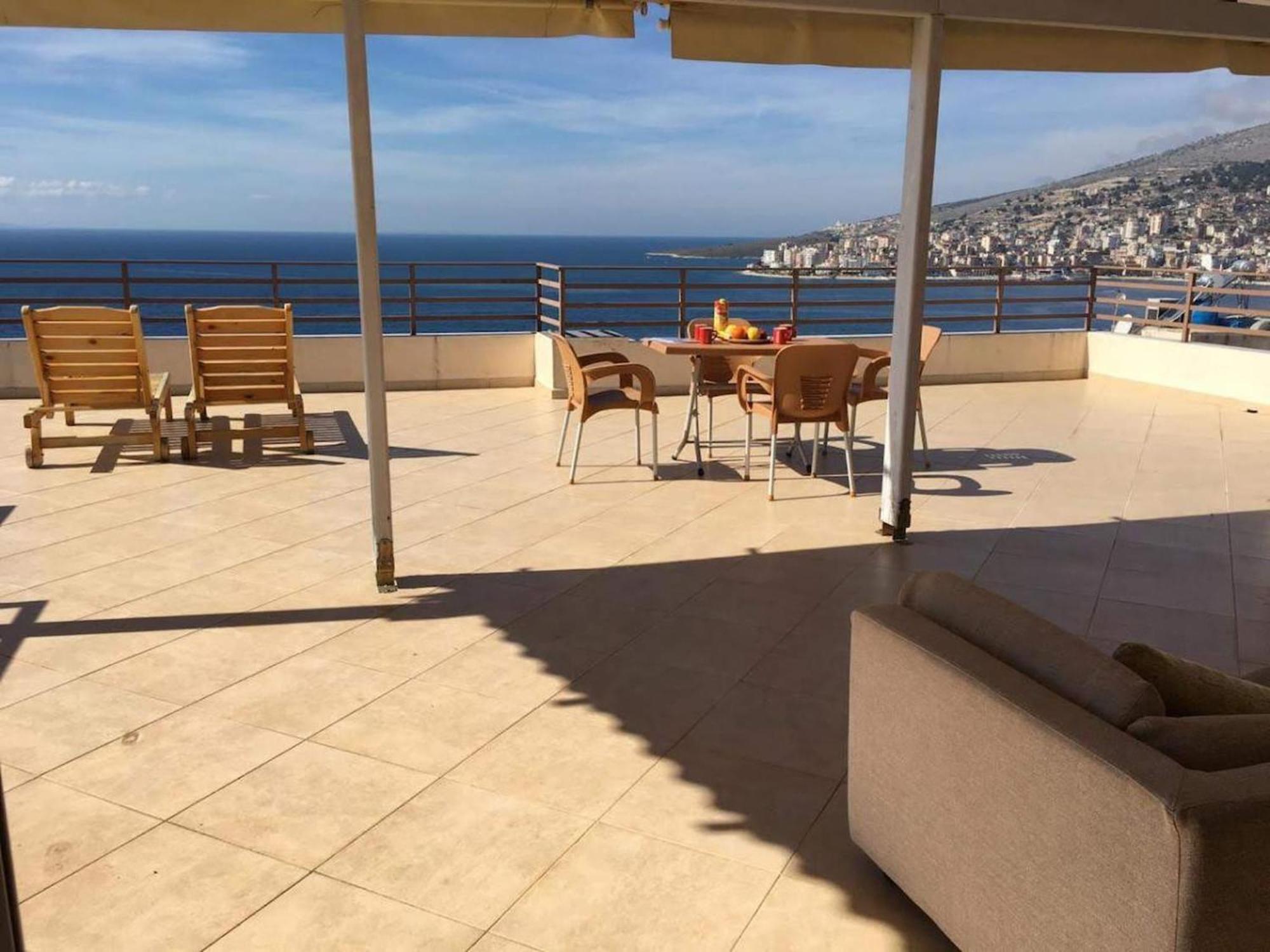 Sunset Penthouse Apartment Sarandë Exterior foto