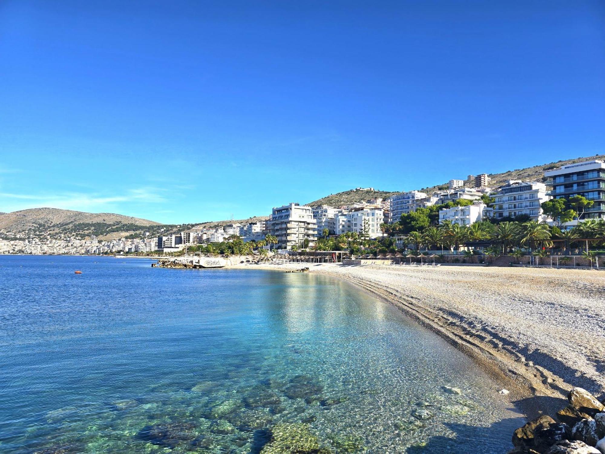 Sunset Penthouse Apartment Sarandë Exterior foto