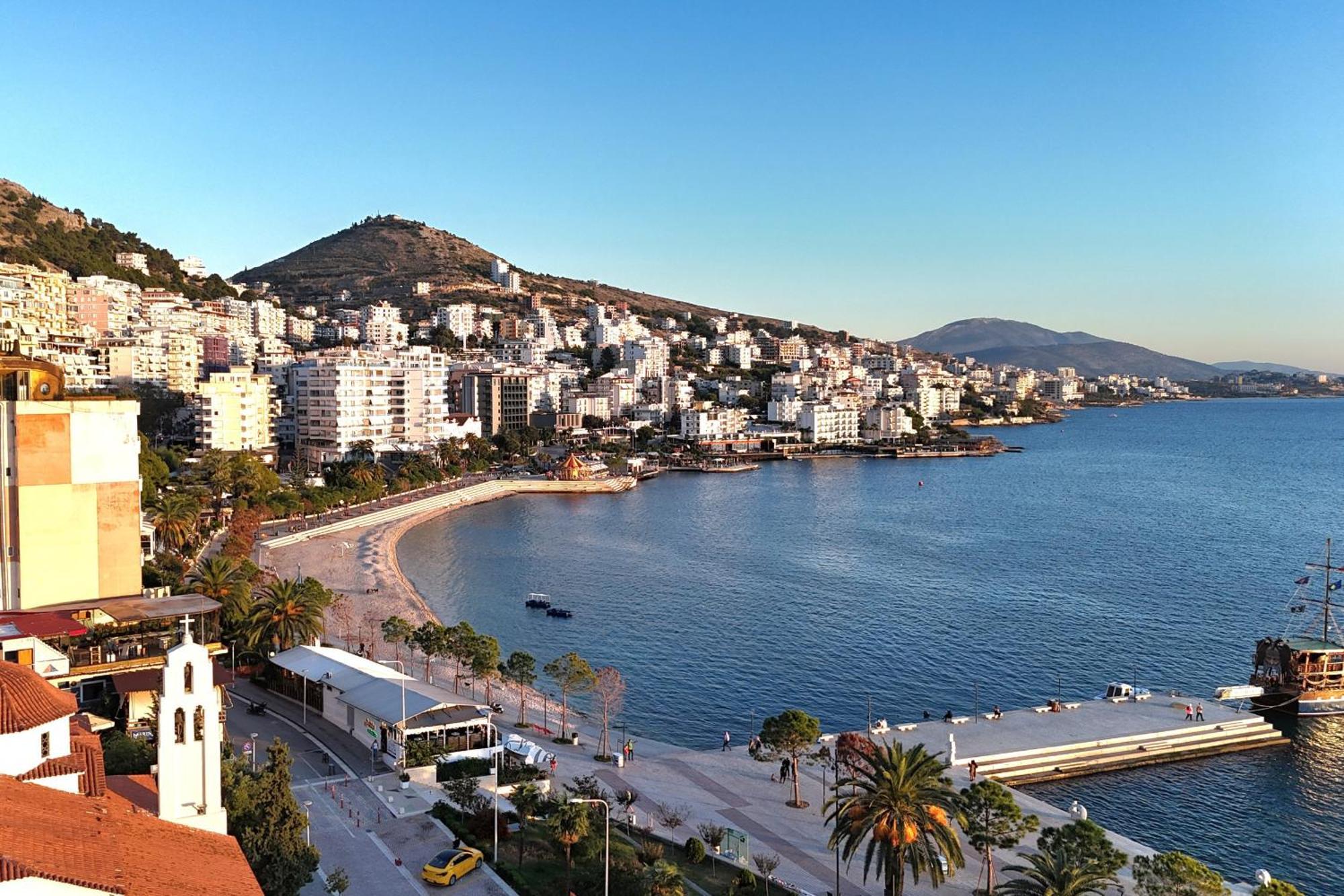 Sunset Penthouse Apartment Sarandë Exterior foto