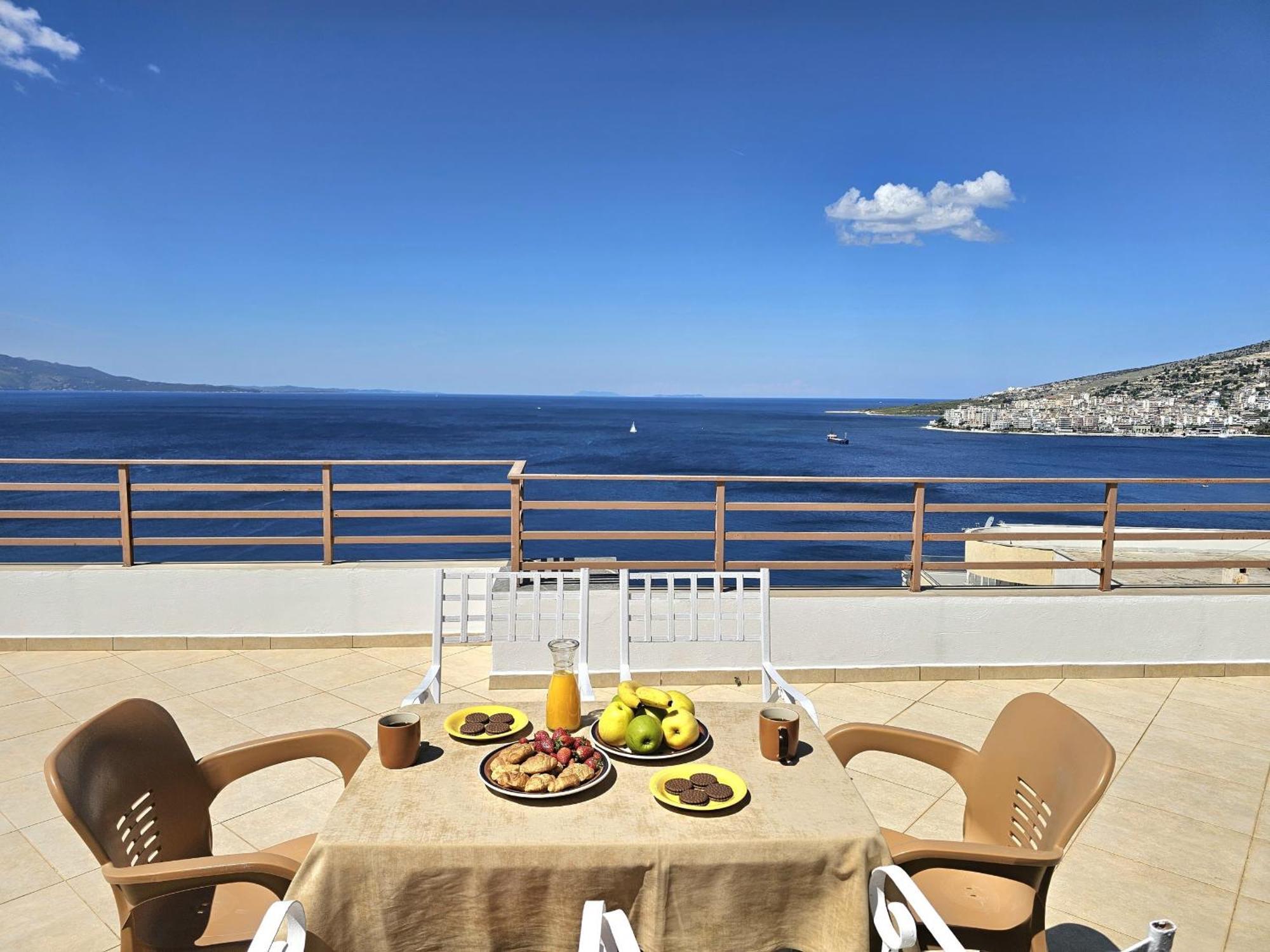 Sunset Penthouse Apartment Sarandë Exterior foto