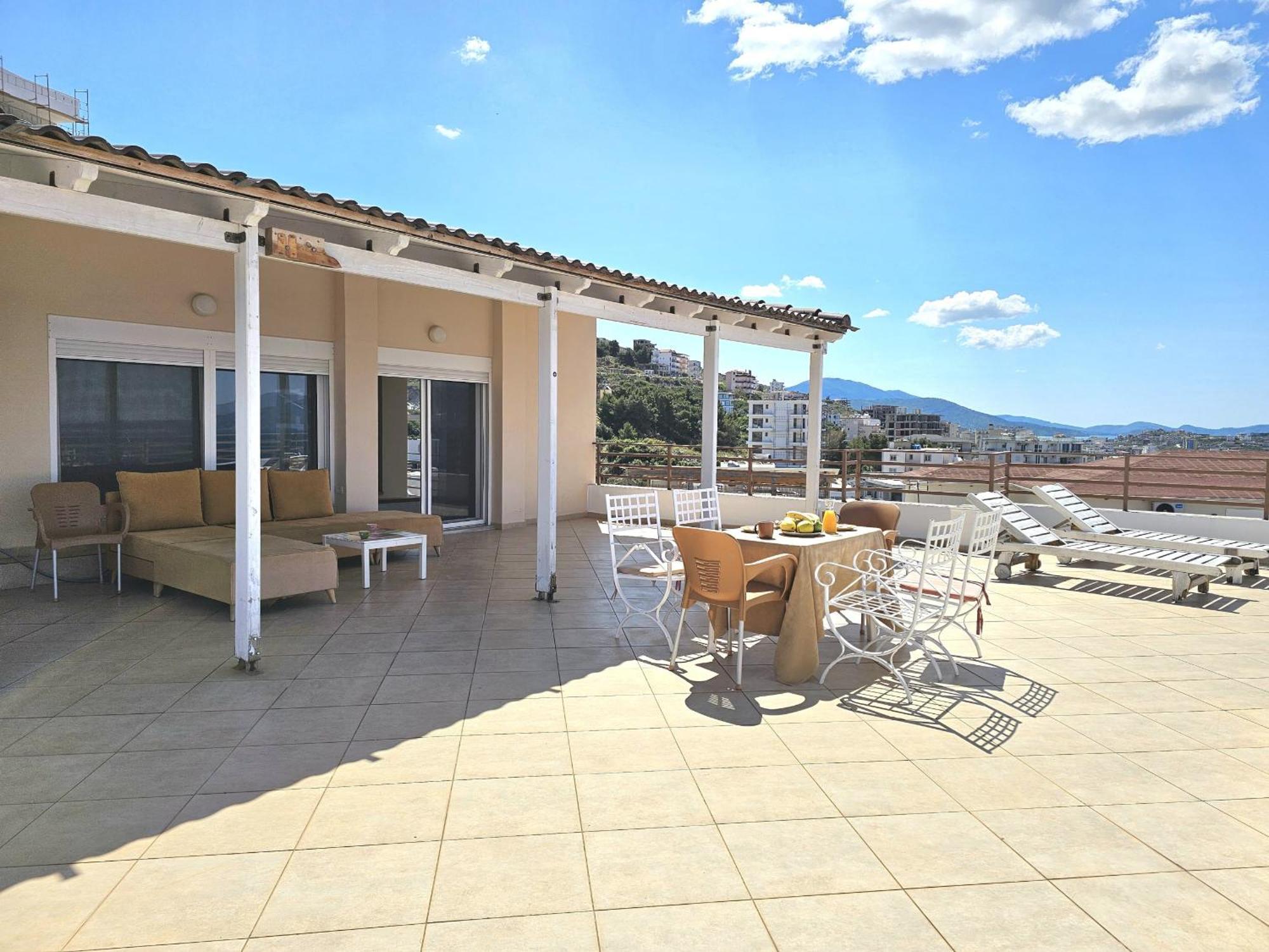 Sunset Penthouse Apartment Sarandë Exterior foto