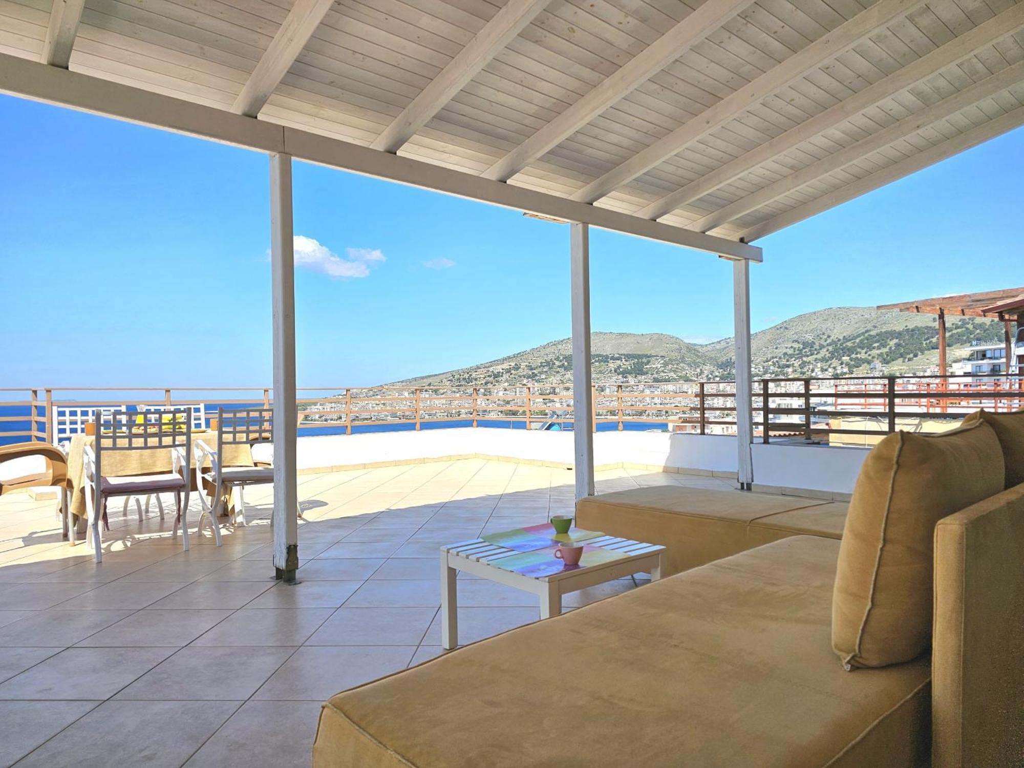 Sunset Penthouse Apartment Sarandë Exterior foto