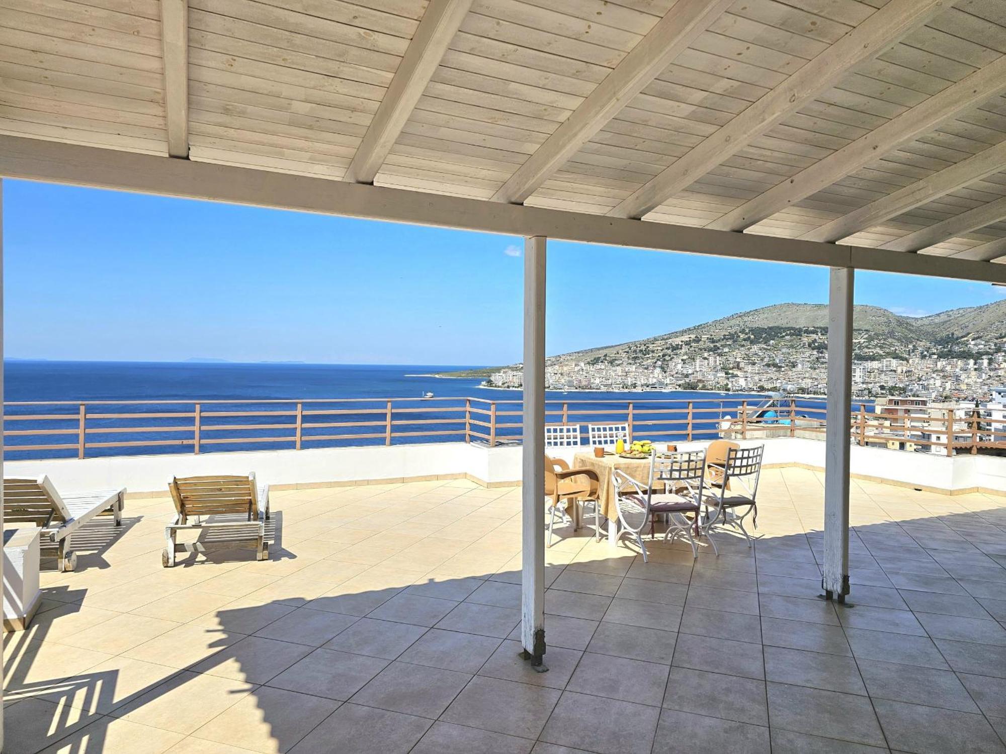 Sunset Penthouse Apartment Sarandë Exterior foto