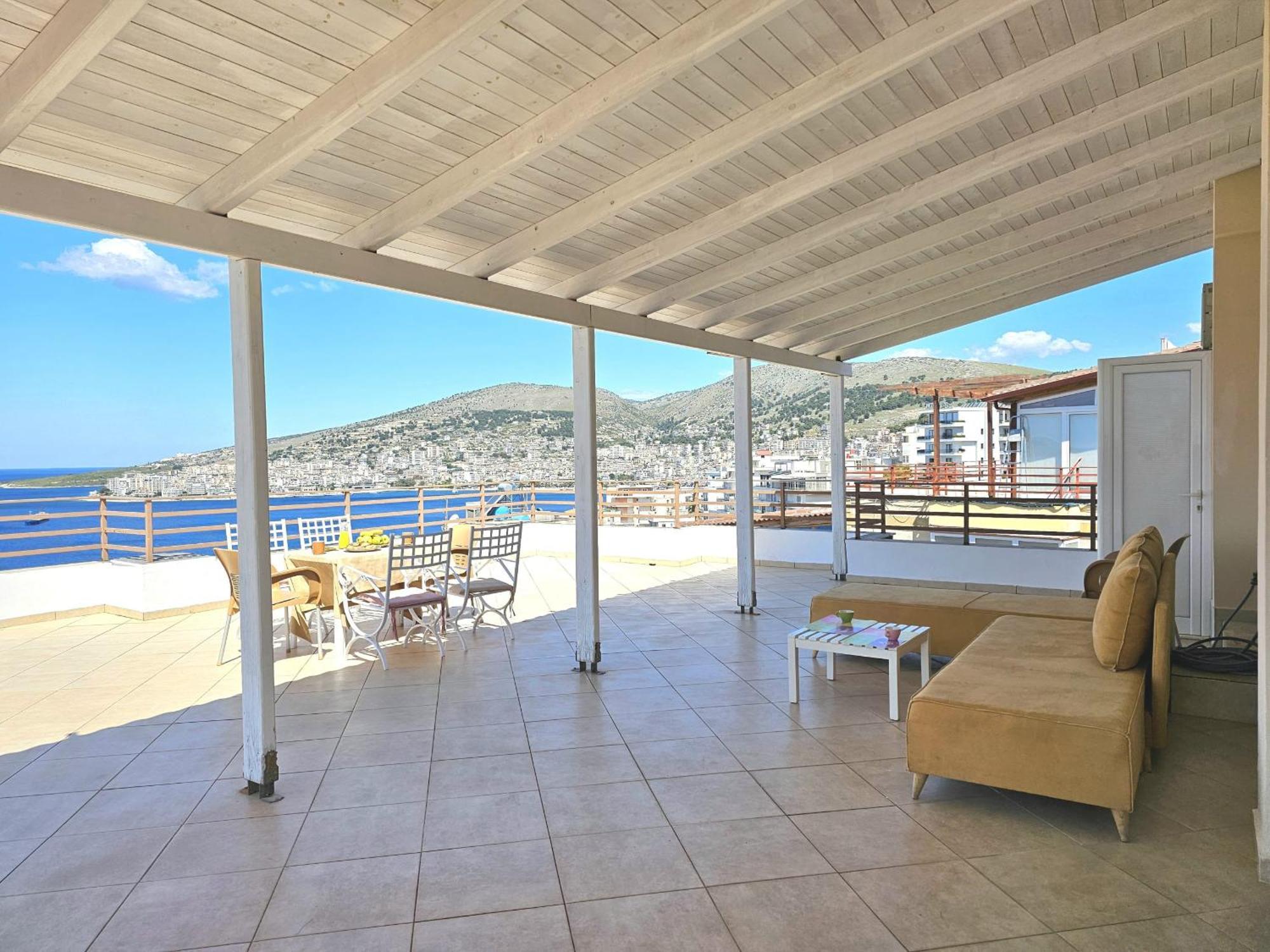 Sunset Penthouse Apartment Sarandë Exterior foto