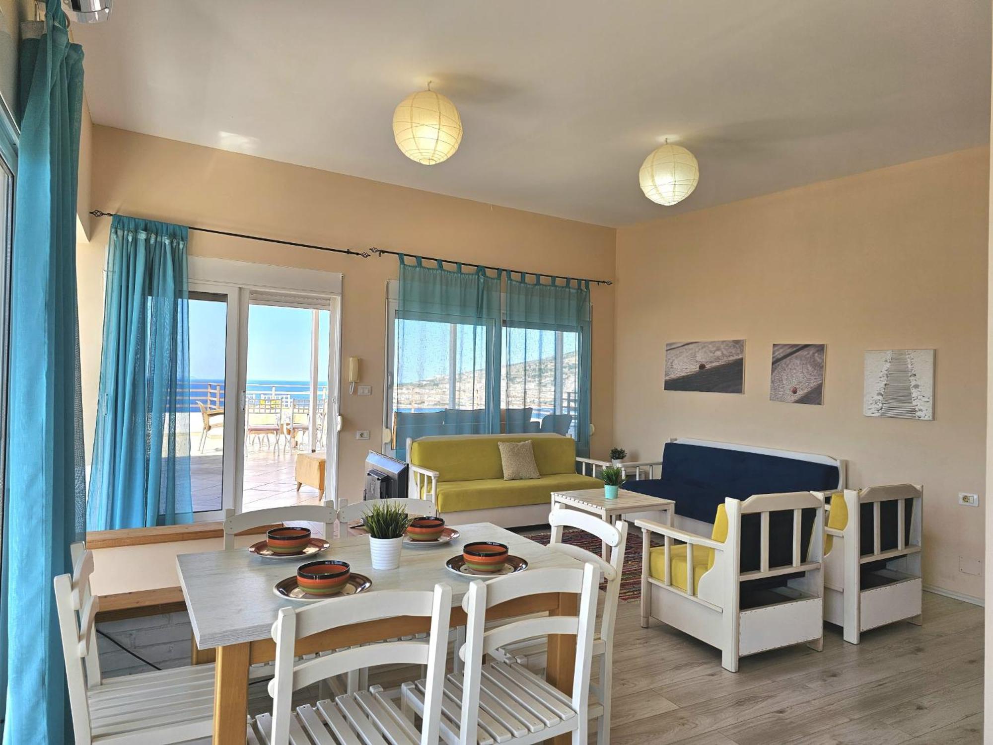 Sunset Penthouse Apartment Sarandë Exterior foto