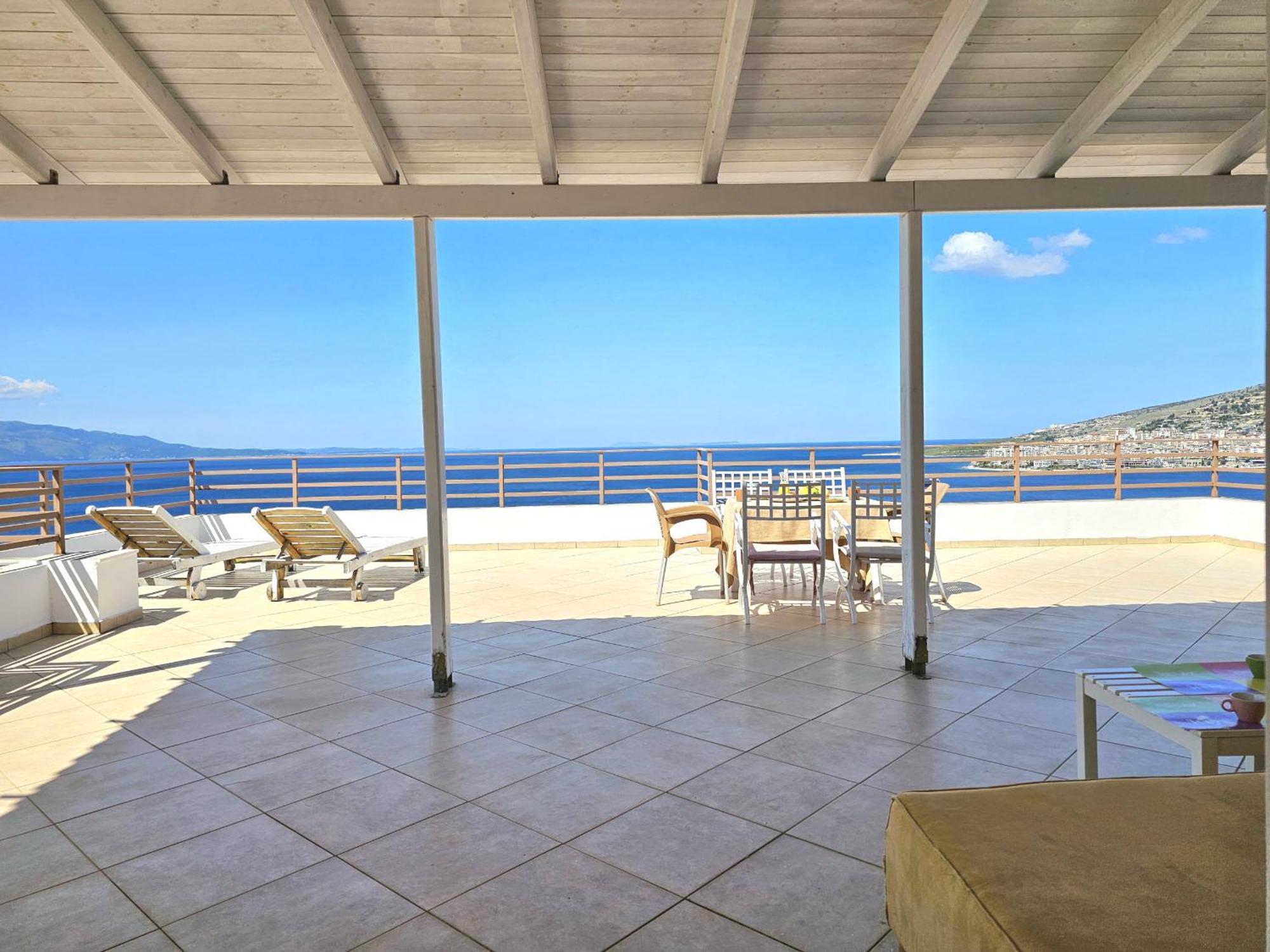 Sunset Penthouse Apartment Sarandë Exterior foto