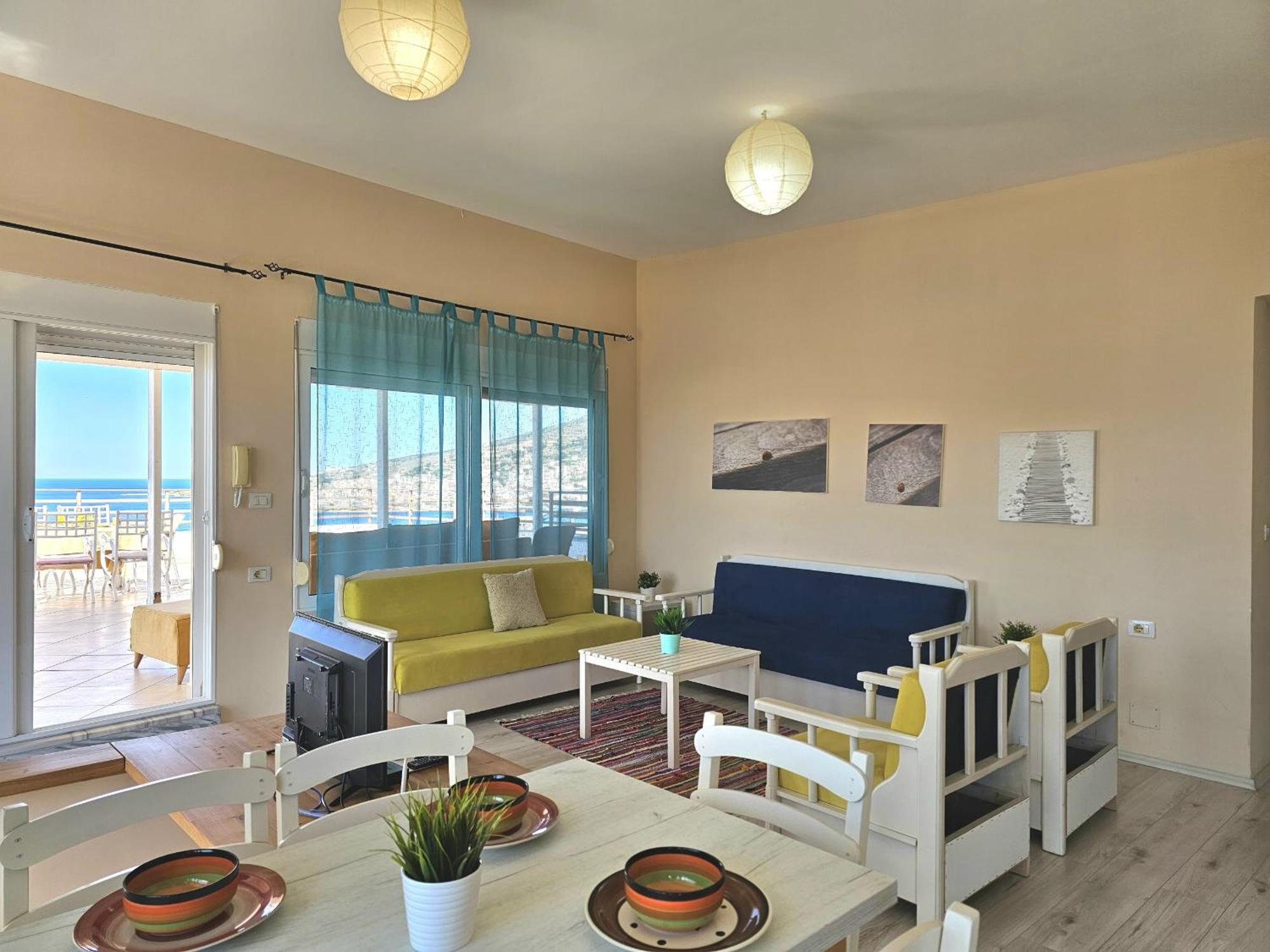 Sunset Penthouse Apartment Sarandë Exterior foto
